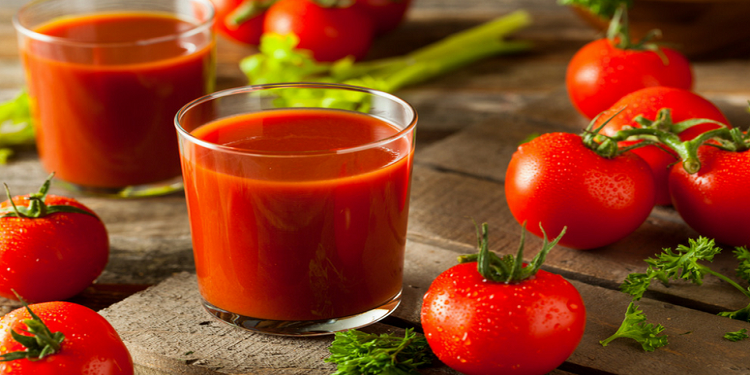 Suco natural de tomate